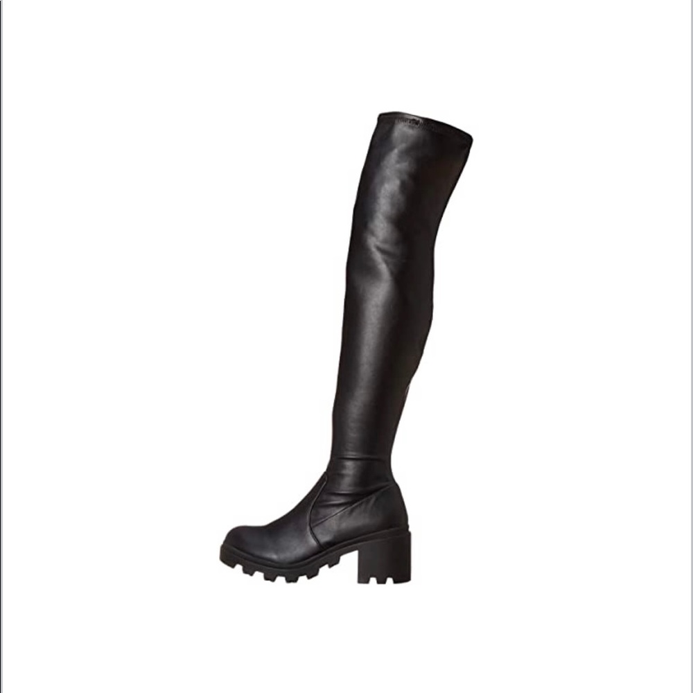 Steve Madden Dublin Black Over the Knee Boot